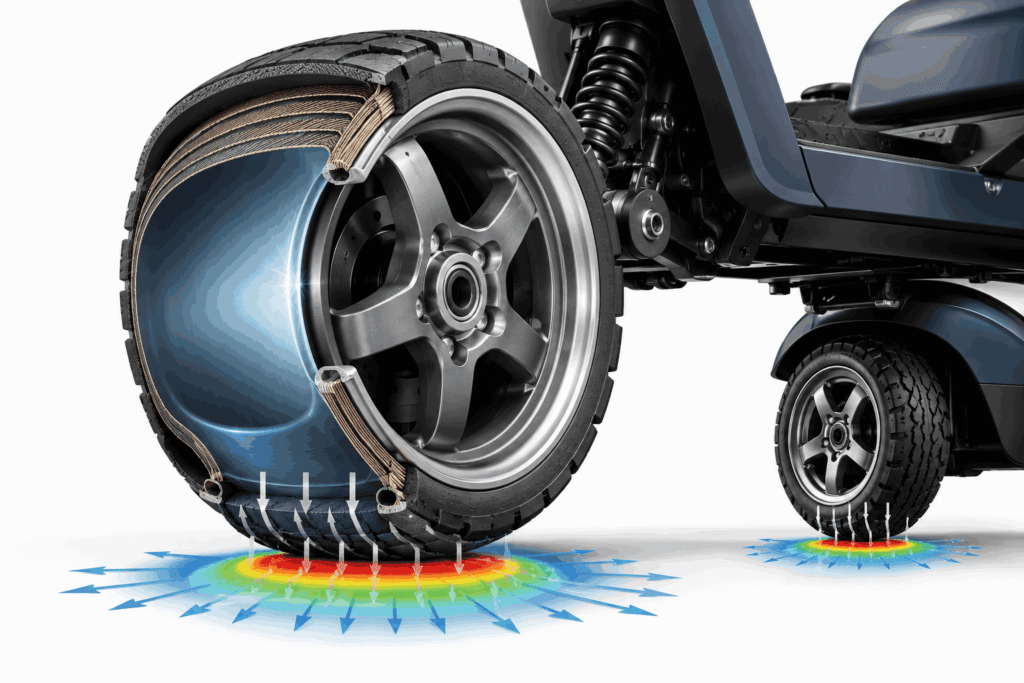 bandenspanning scootmobiel