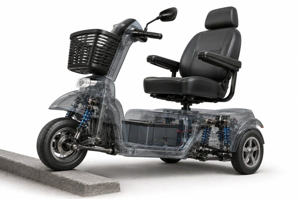 scootmobiel extra vering